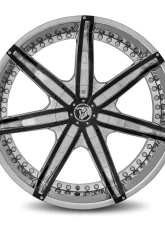 Diablo DNA Wheel 24x10 Blank 35 73.1 Chrome                                     - DNA-241BLNK3573 - Image 2